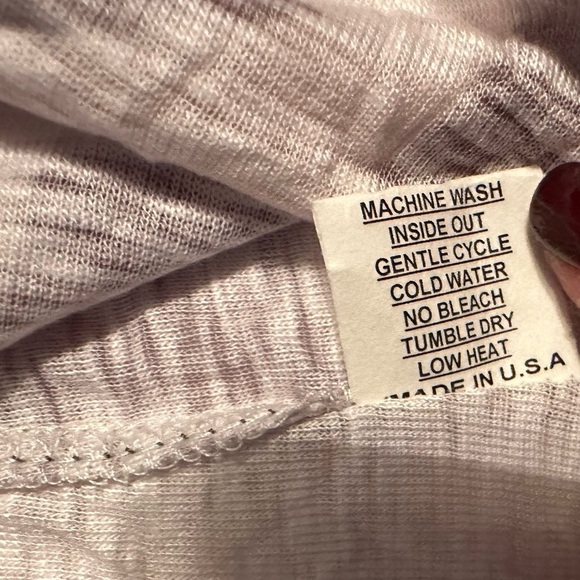 David Cline Sand & Stars Button Up Collar 3/4 Sleeve Top Shirt Blouse M brown - Picture 6 of 8